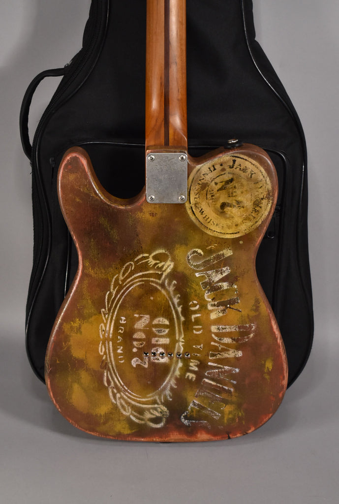 2026 Feral Telecaster "Jack Daniels" Silk Screen Finish w/Gig Bag