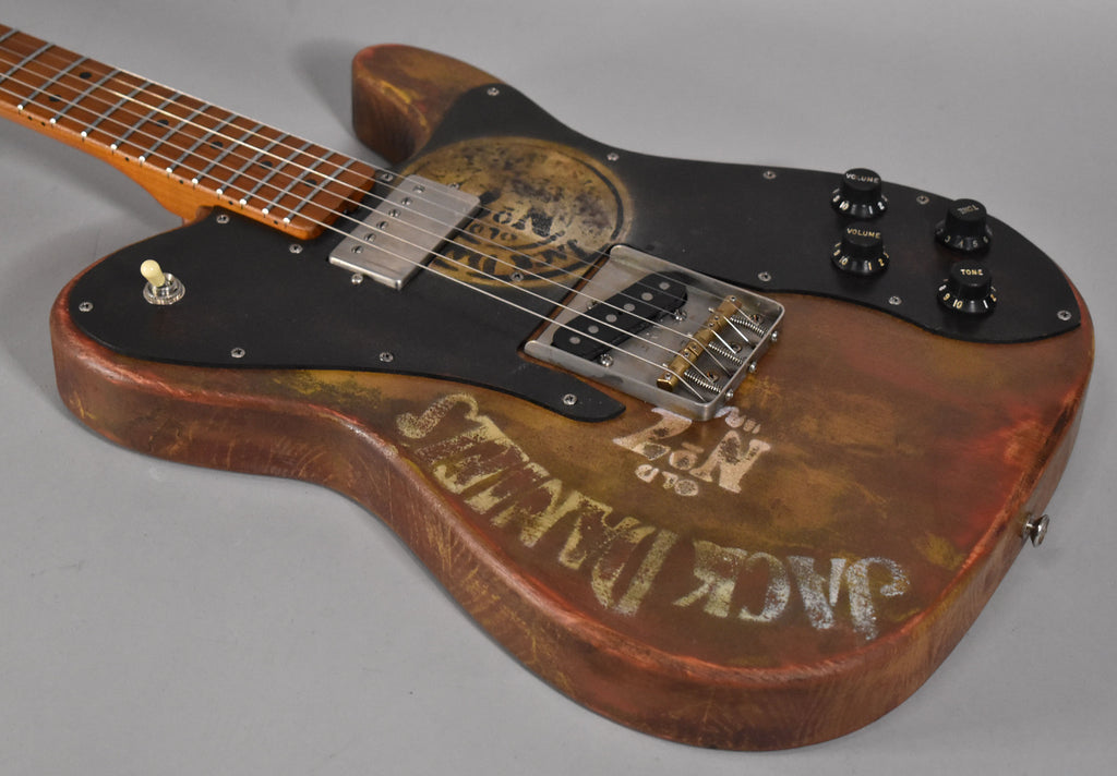 2026 Feral Telecaster "Jack Daniels" Silk Screen Finish w/Gig Bag
