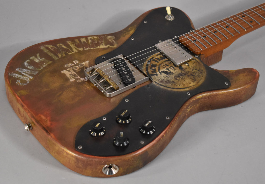 2026 Feral Telecaster "Jack Daniels" Silk Screen Finish w/Gig Bag