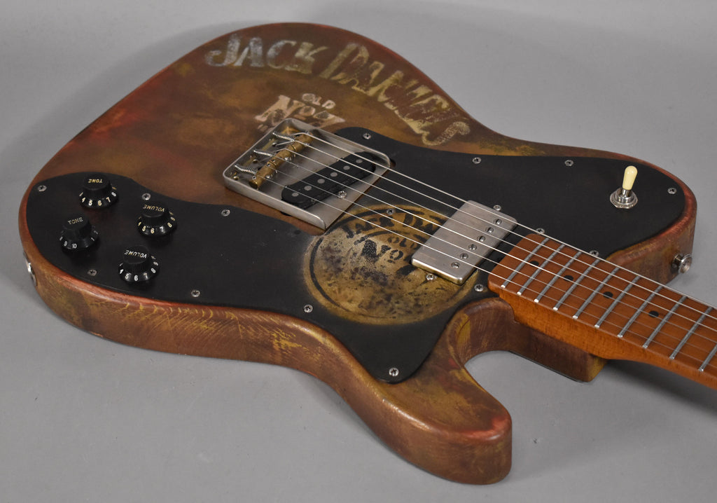 2026 Feral Telecaster "Jack Daniels" Silk Screen Finish w/Gig Bag
