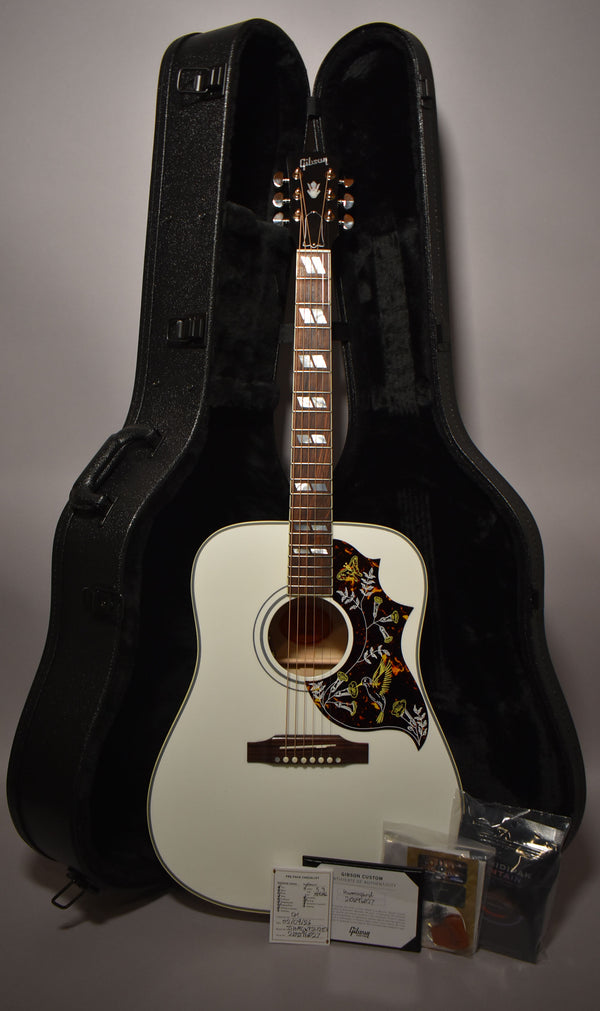 2026-Gibson-Custom-Shop-Hummingbird-White-Imperial-Vintage-Guitars-Sell