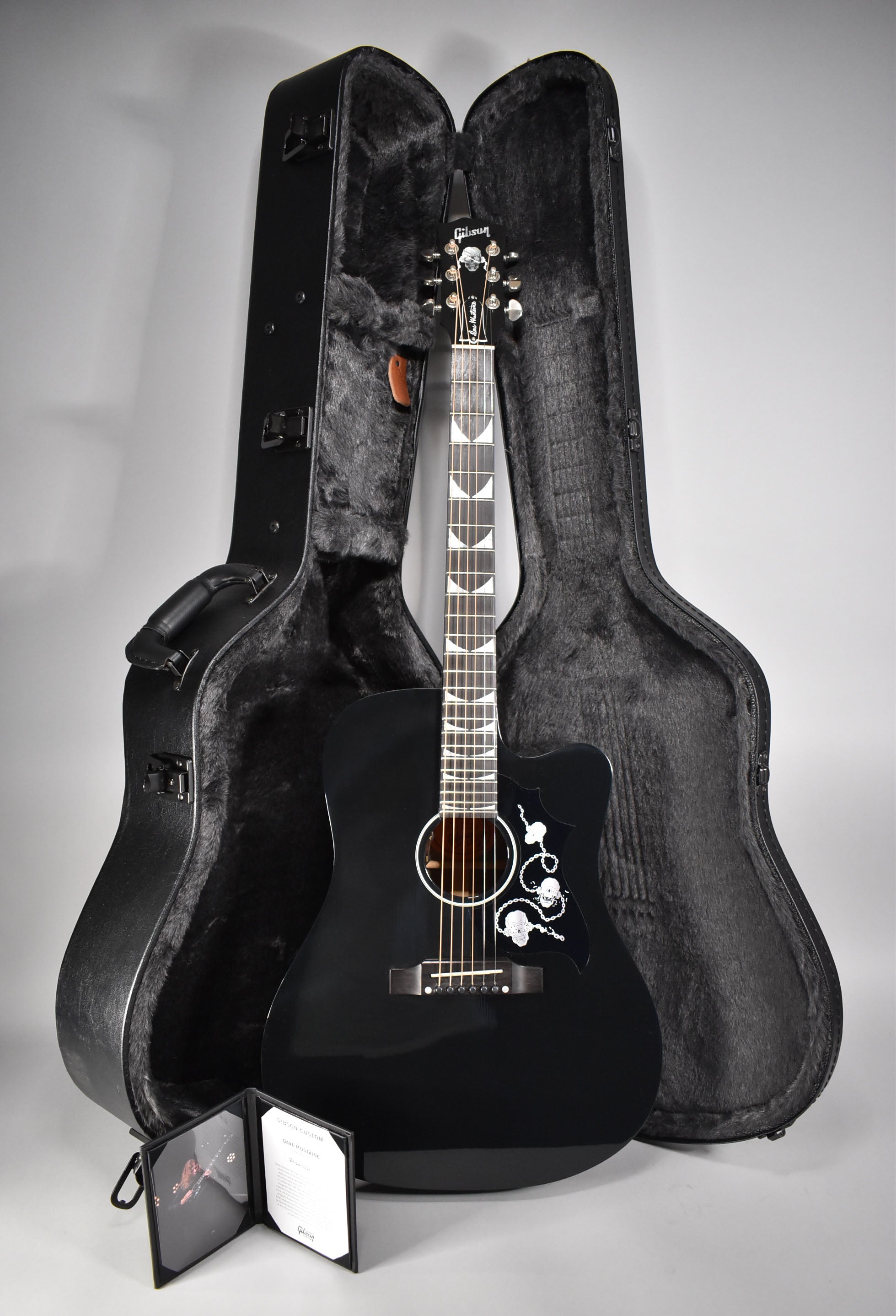 2026 Gibson Dave Mustaine Songwriter Acoustic-Electric | Ebony