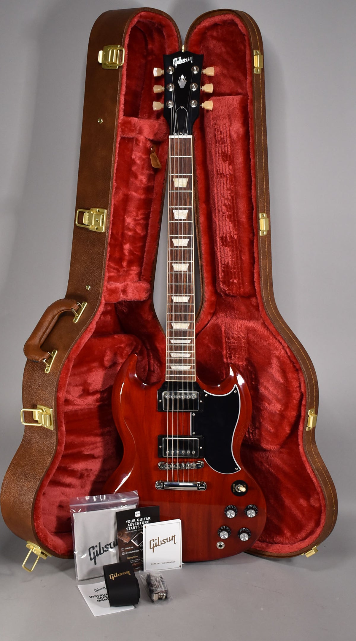 2026 Gibson SG Standard '61 Stop Bar Vintage Cherry w/OHSC