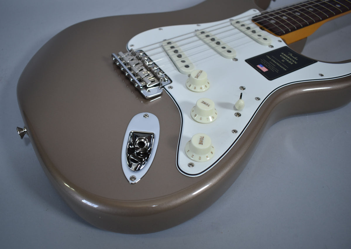 2025 Fender American Vintage II '65 Stratocaster Shoreline Gold w/OHSC