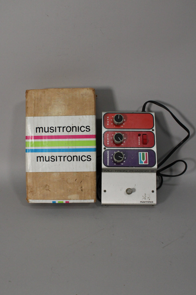 1970s Musitronics Mu-Tron Phasor II Effect Pedal w/Box – Imperial