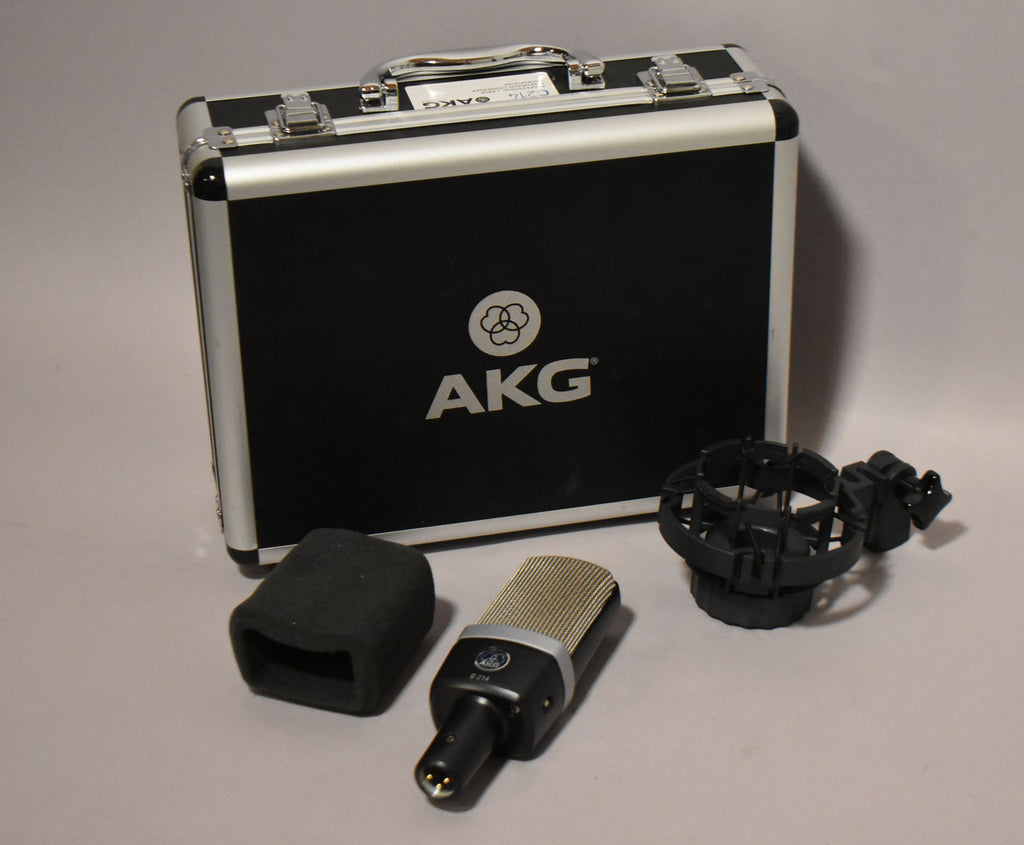 AKG-C-214-Condenser-Mic-Imperial-Vintage-Guitars-Sell