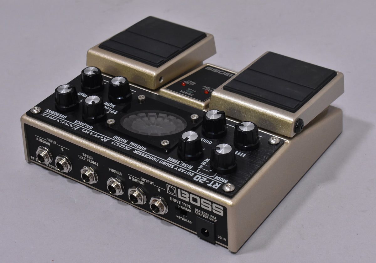 Boss RT-20 Rotary Ensemble Effect Pedal Gold w/Box