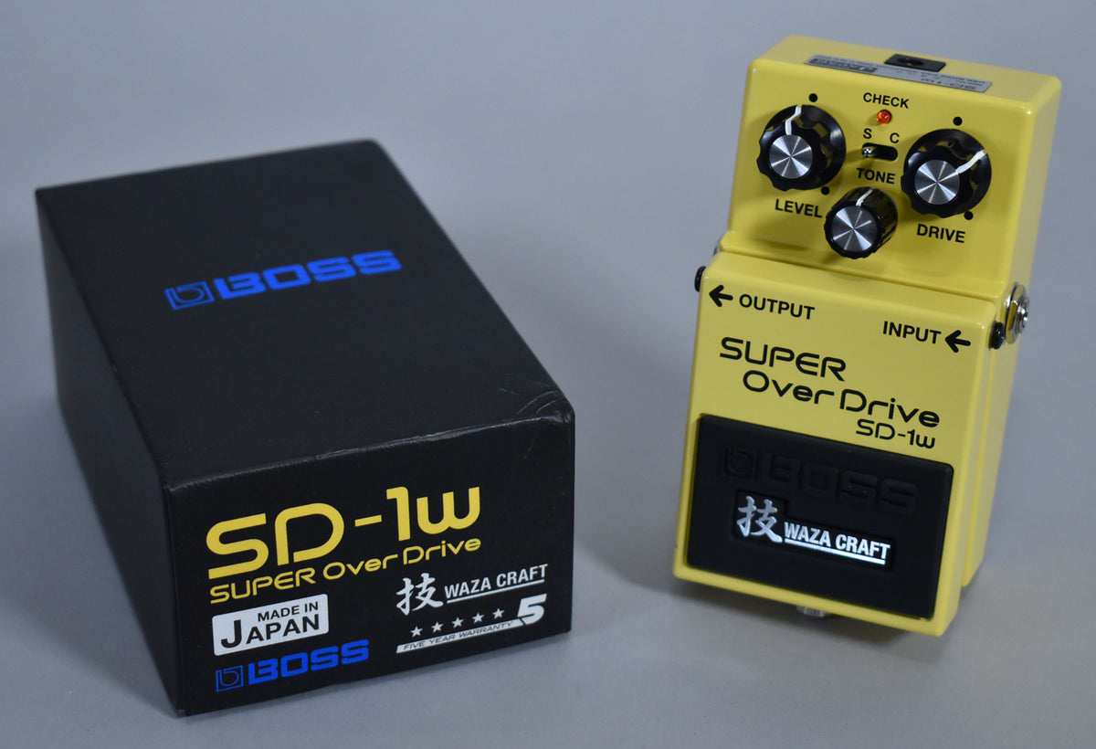 Boss SD-1w Waza Craft Super Overdrive Pedal