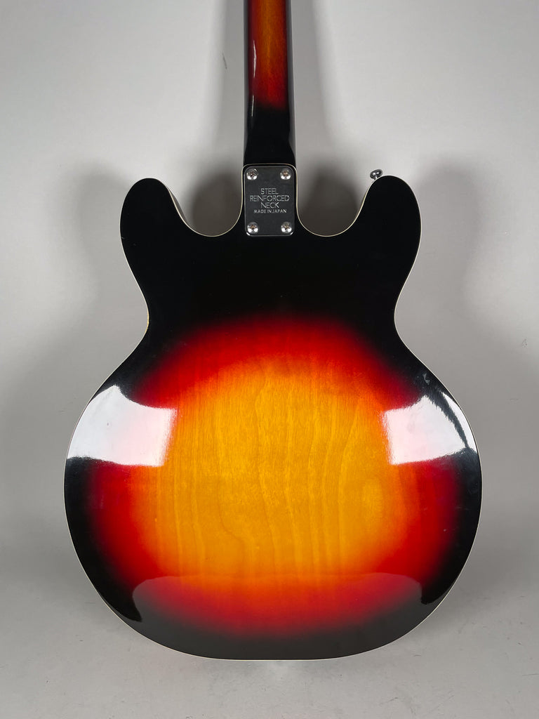 1960s Conqueror Bruno MIJ Sunburst Hollowbody w/ Gig Bag