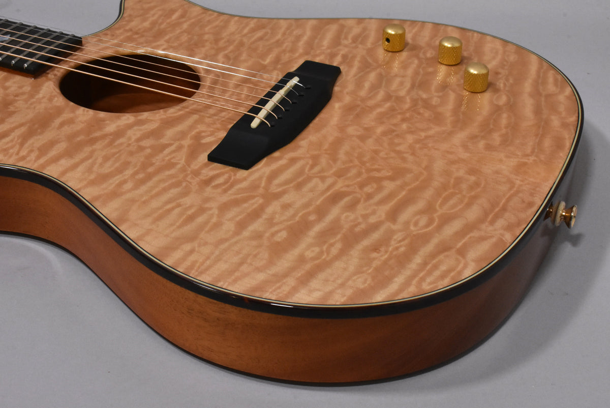 2000s Carvin CC-275 Craig Chaquico Signature Thinline Acoustic-Electric Natural w/OHSC