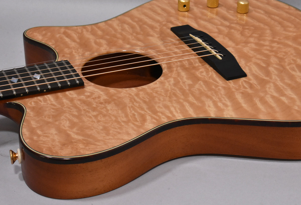 2000s Carvin CC-275 Craig Chaquico Signature Thinline Acoustic-Electric Natural w/OHSC