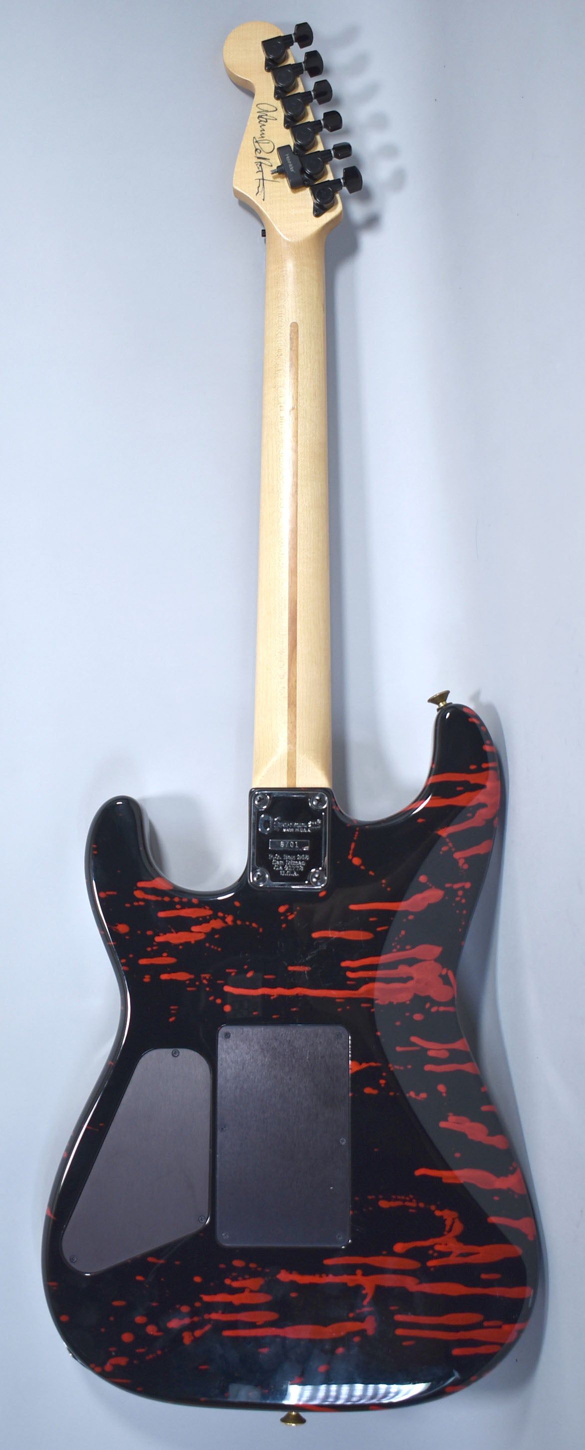 Charvel Warren DeMartini USA Signature San Dimas Blood And Skull w/OHSC