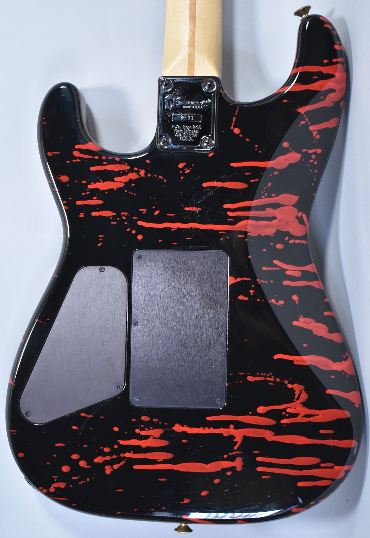 Charvel Warren DeMartini USA Signature San Dimas Blood And Skull w/OHSC