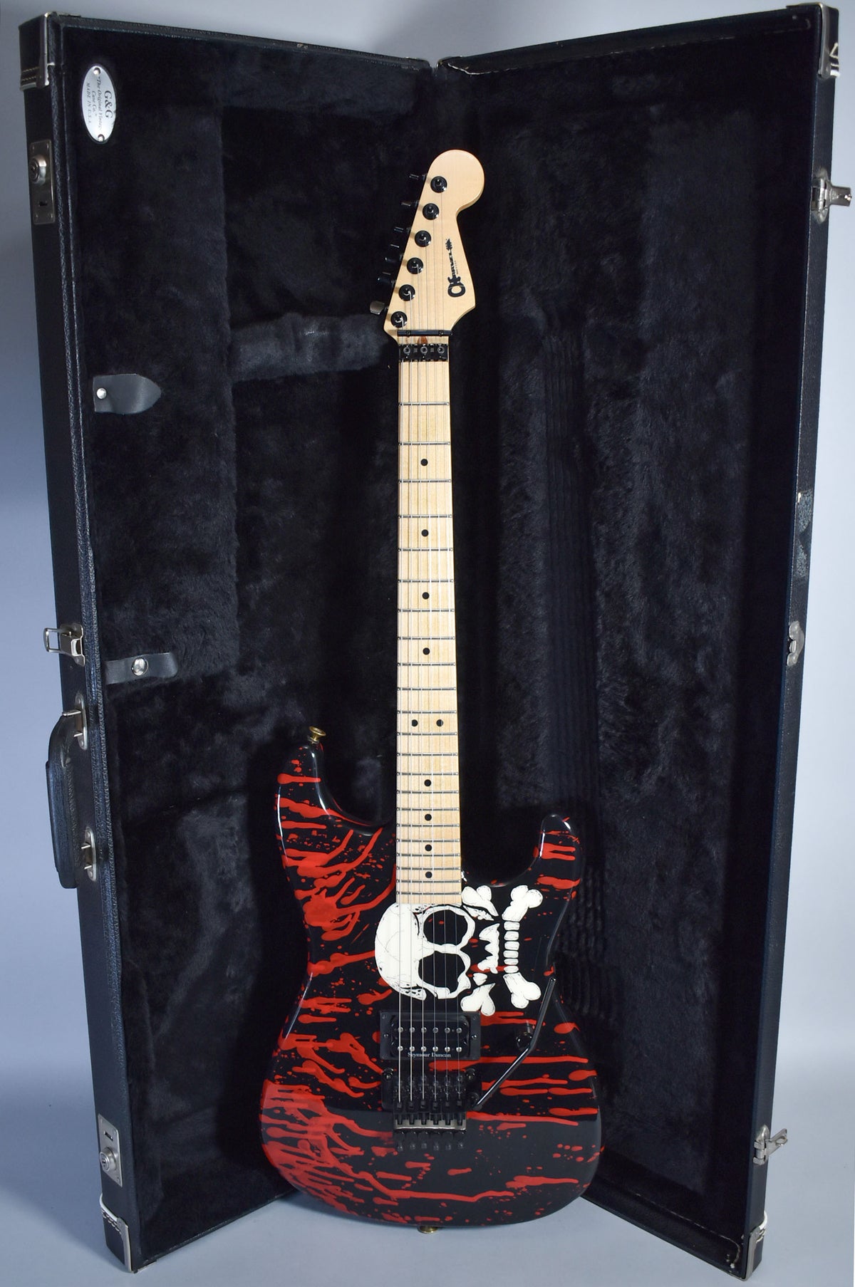 Charvel Warren DeMartini USA Signature San Dimas Blood And Skull w/OHSC