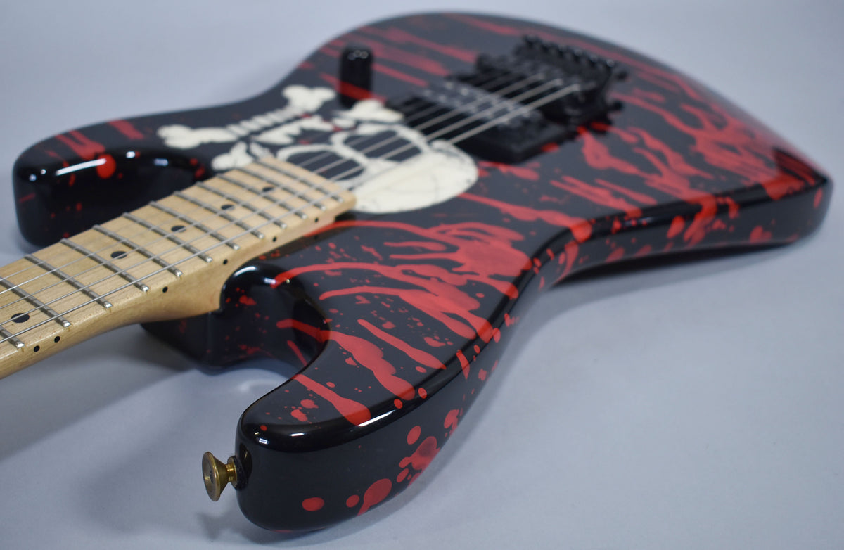 Charvel Warren DeMartini USA Signature San Dimas Blood And Skull w/OHSC