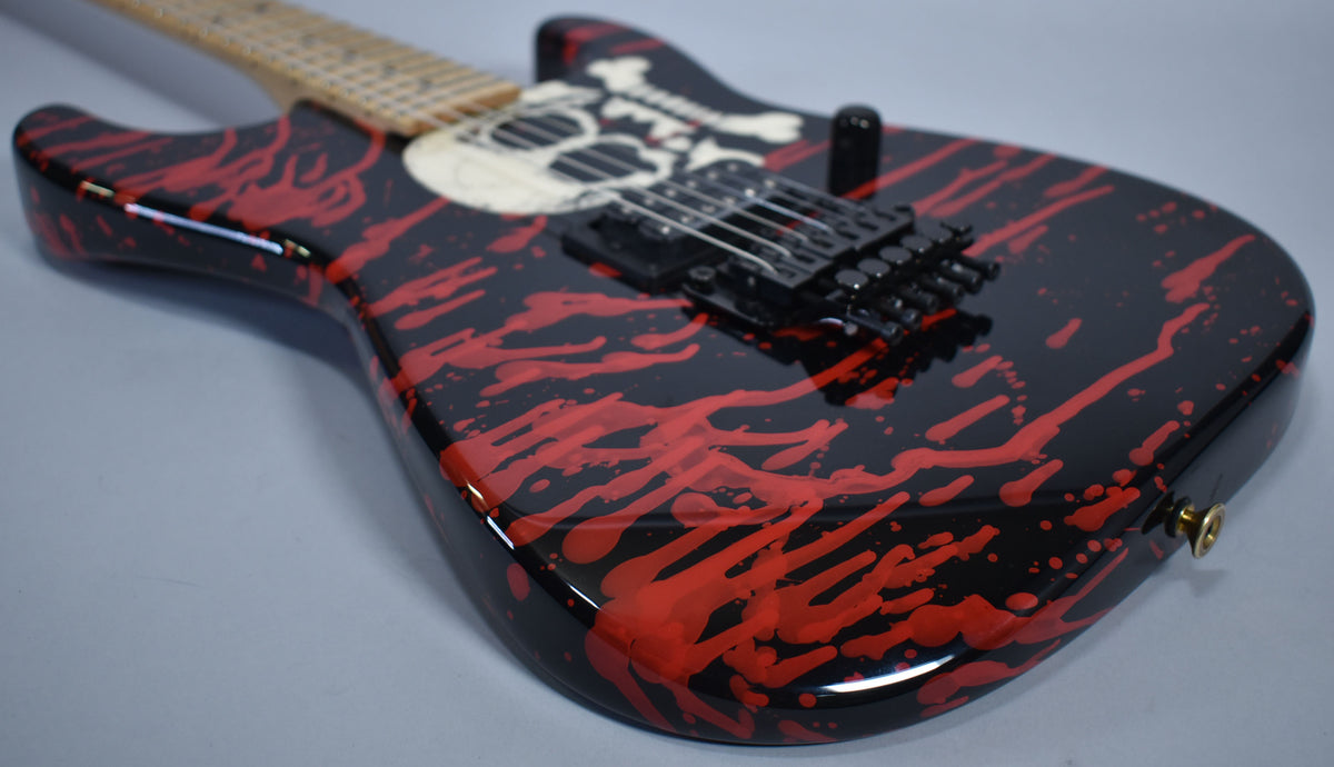 Charvel Warren DeMartini USA Signature San Dimas Blood And Skull w/OHSC