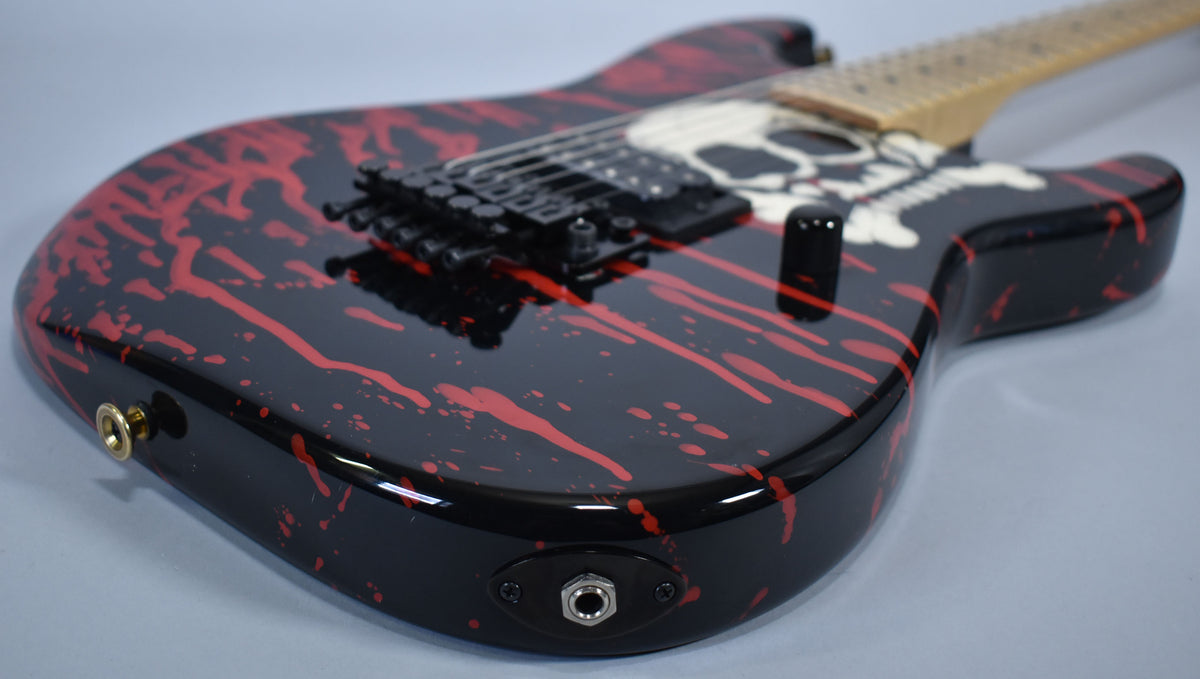 Charvel Warren DeMartini USA Signature San Dimas Blood And Skull w/OHSC