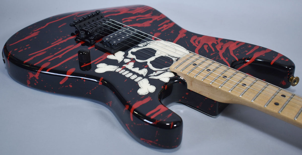 Charvel Warren DeMartini USA Signature San Dimas Blood And Skull w/OHSC