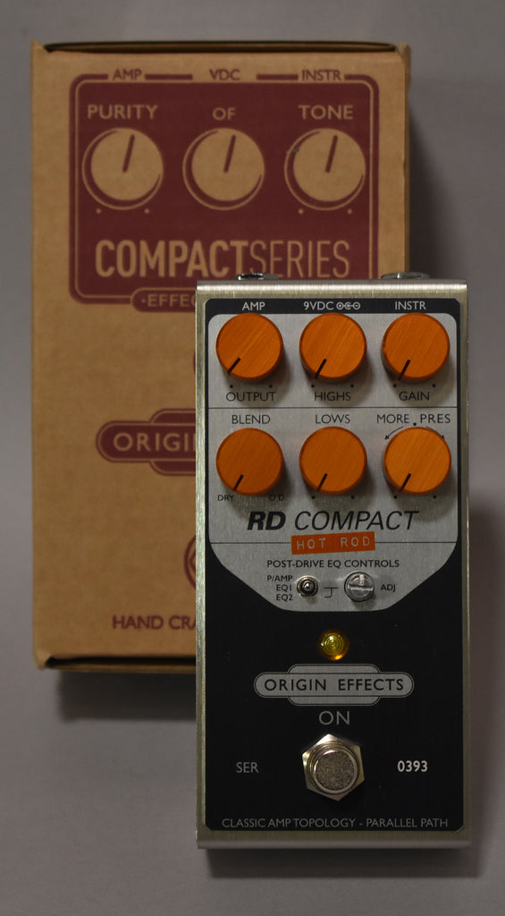 Origin Effects RD Compact RevivalDRIVE Hot Rod Effect Pedal w/Box