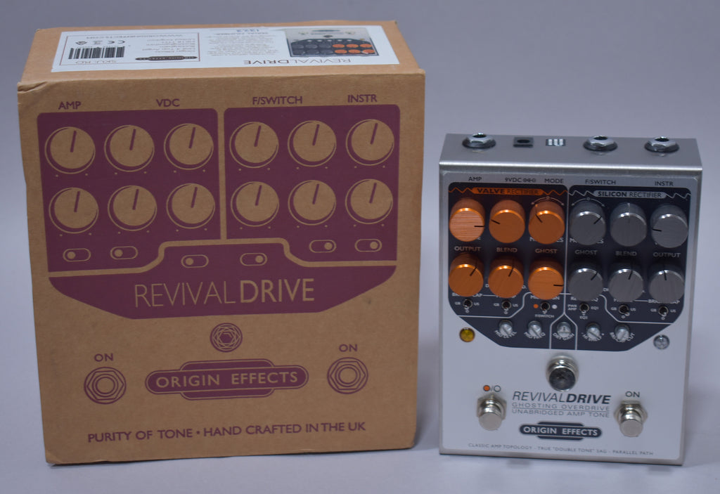 Origin Effects RevivalDrive Custom Ghosting Overdrive Effect Pedal w/Box