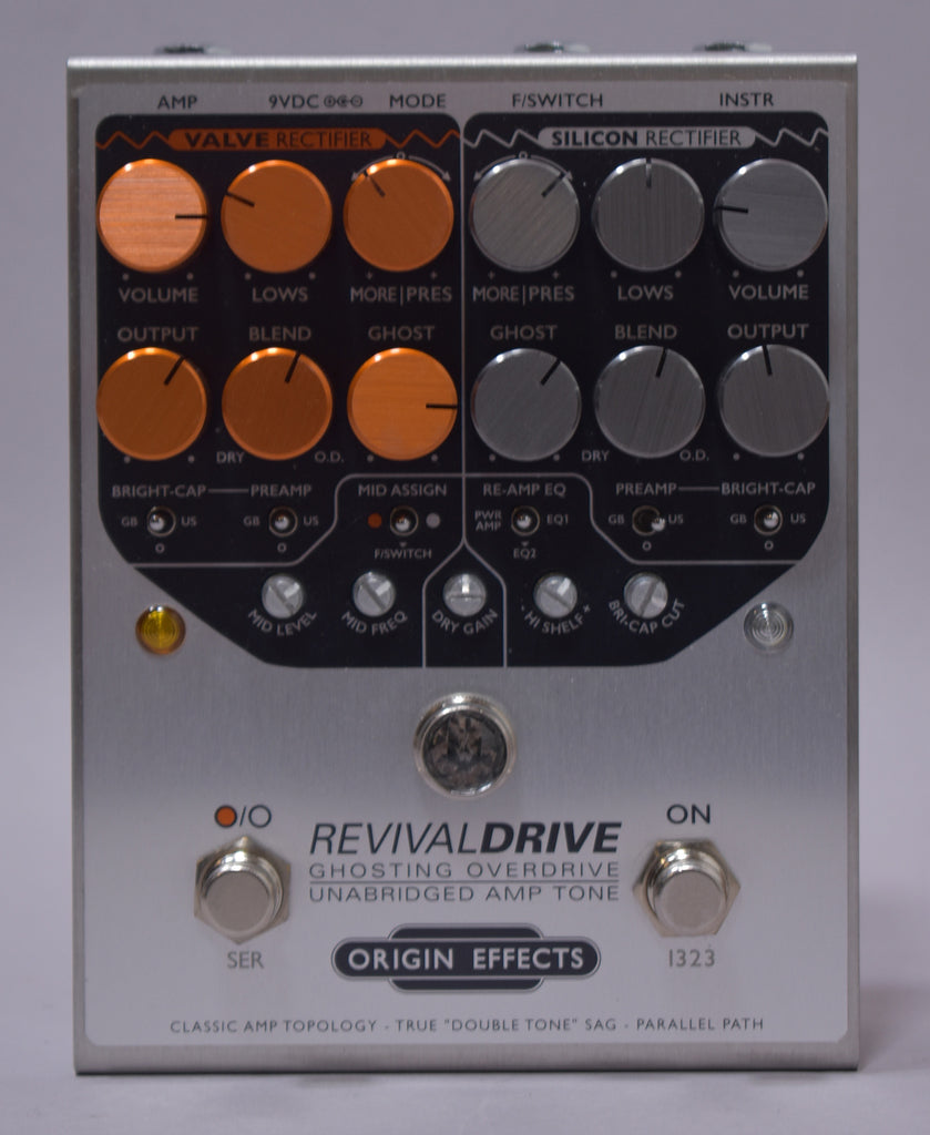 Origin Effects RevivalDrive Custom Ghosting Overdrive Effect Pedal w/Box