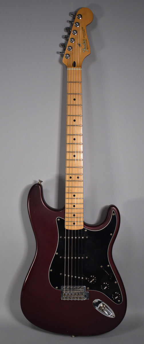 2002 Fender Standard Stratocaster Satin Metallic Red MIM