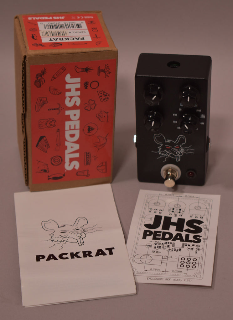 JHS Packrat Distortion Pedal w/Box