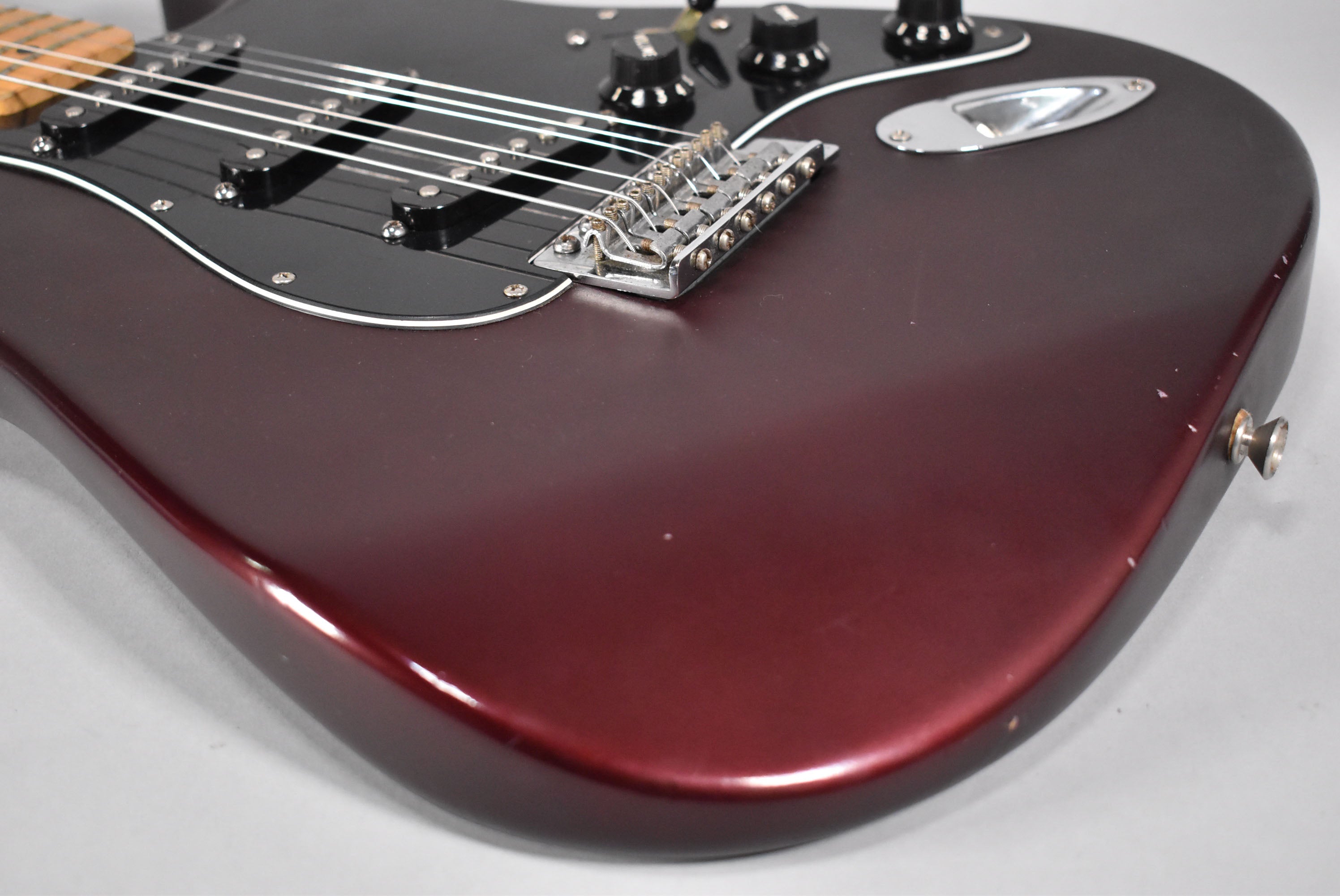 2002 Fender Standard Stratocaster Satin Metallic Red MIM