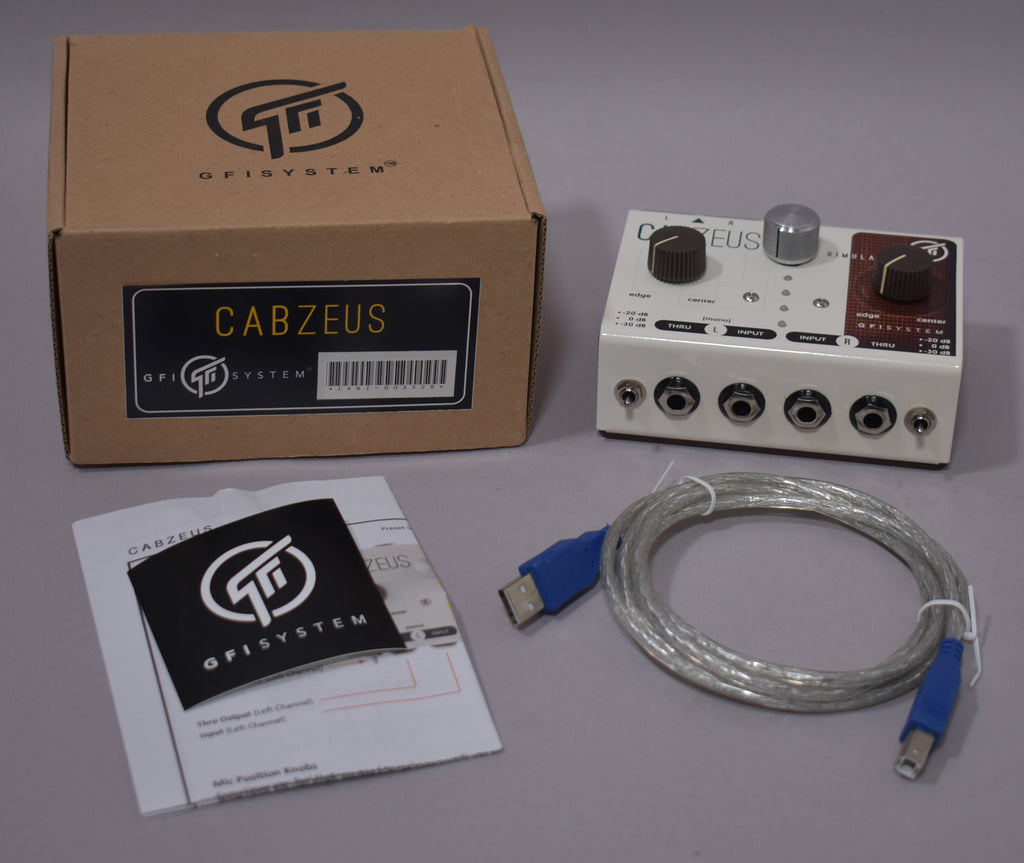 GFI Systems Cabzeus Simulator DI Guitar Pedal w/Box