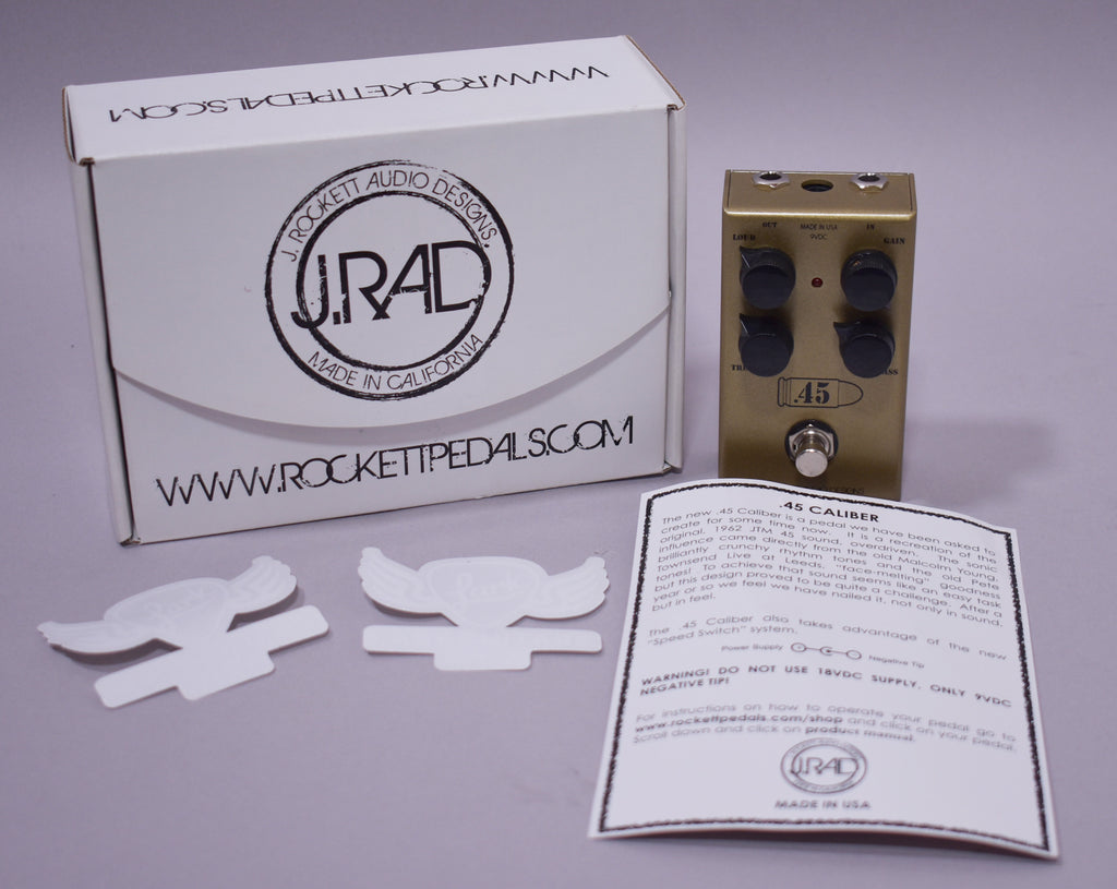 J.Rockett Audio Designs .45 Caliber Overdrive Effect Pedal w/Box