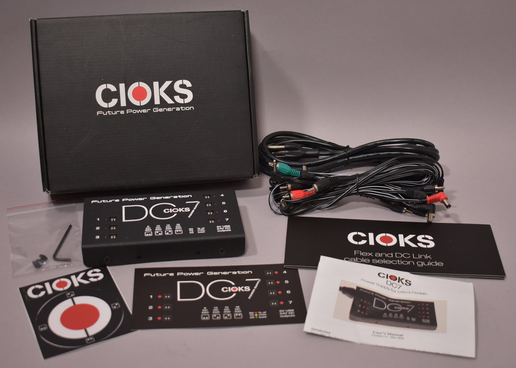 Cioks DC7 Pedal Power Supply For Effect Pedals w/Box