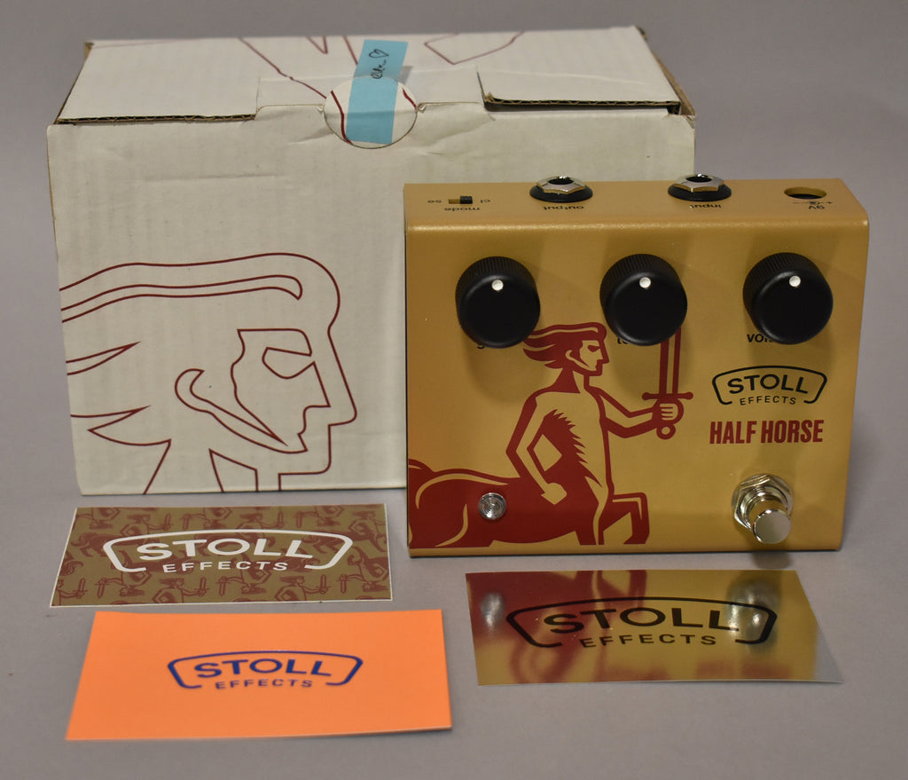 Stoll Effects Half Horse Overdrive Guitar Pedal w/Box