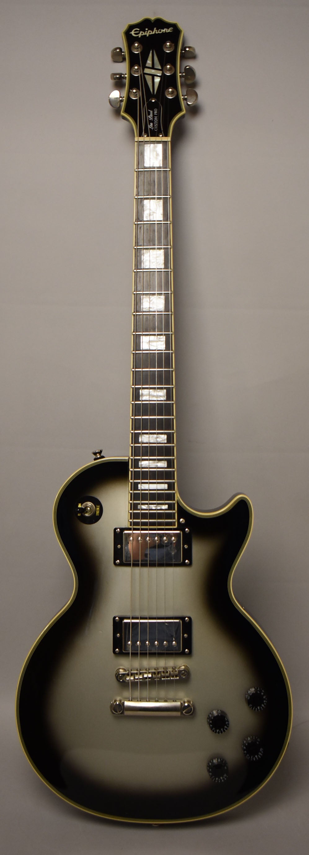 2019 Epiphone Les Paul Custom Pro Silverburst – Imperial Vintage