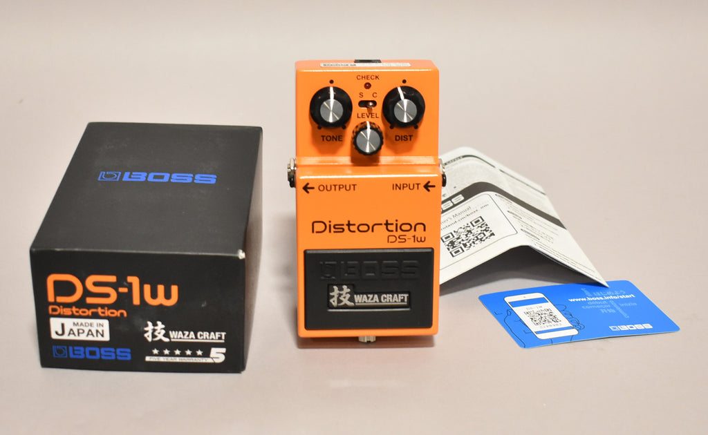 Boss Waza Craft DS-1w Distortion Effect Pedal w/Box