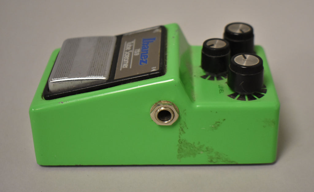 ibanez green pedal 2001 Ibanez TS9 Tubescreamer Overdrive Effects Pedal Green MIJ – Imperial Vintage Guitars