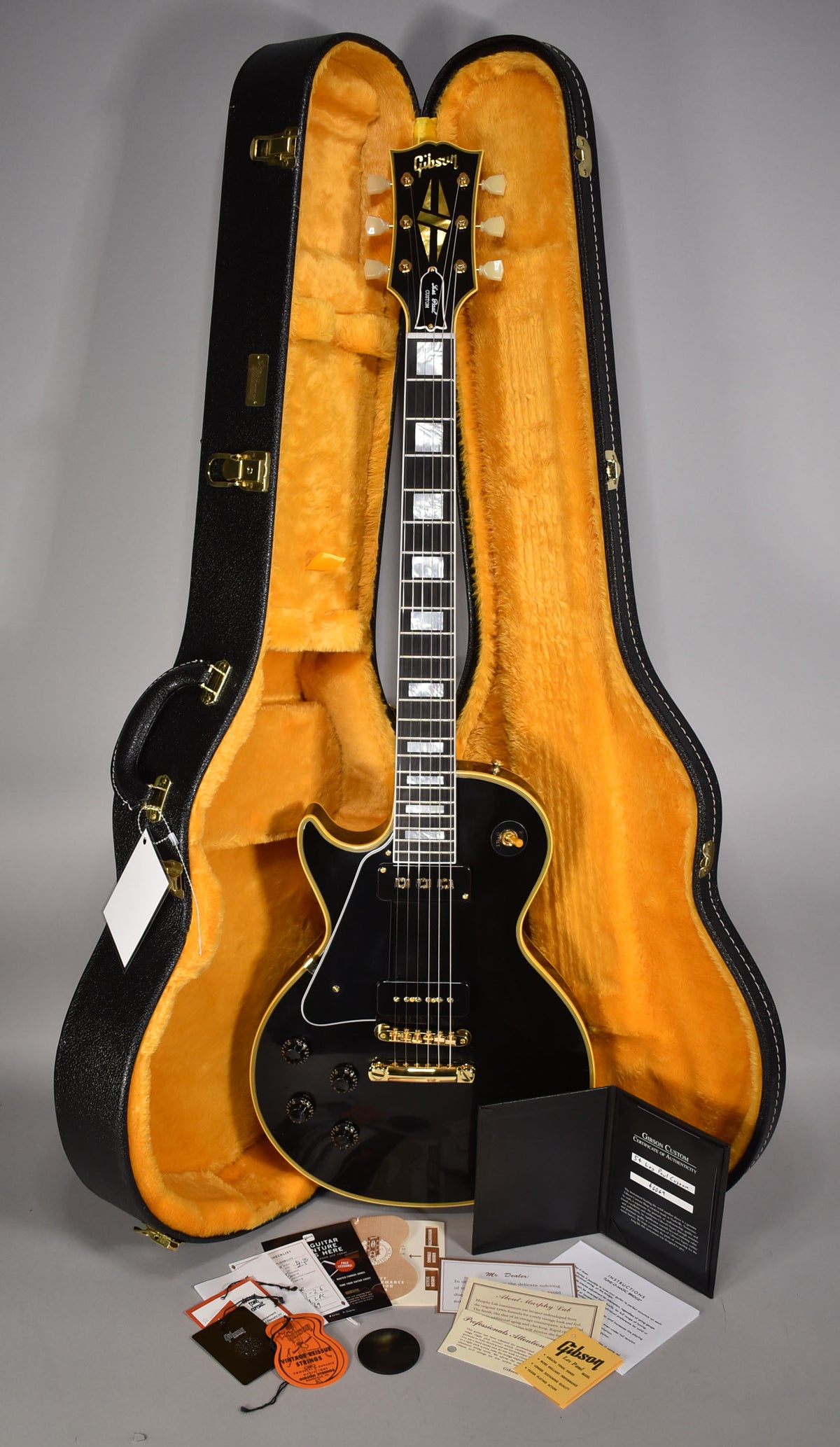 2026 Gibson Custom '54 Reissue Les Paul Left-Handed VOS | Ebony