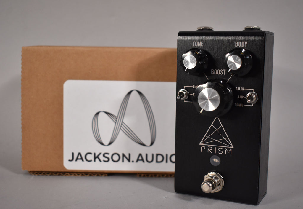 Jackson Audio Prism Boost Effects Pedal Black w/Box