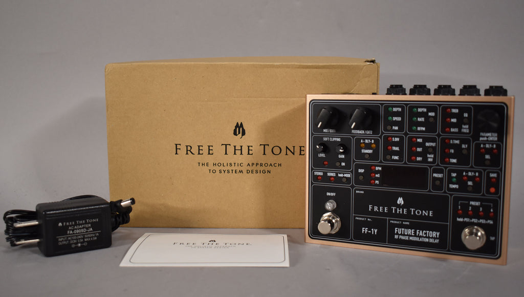 Free The Tone Future Factory FF-1Y Delay Effect Pedal w/Box