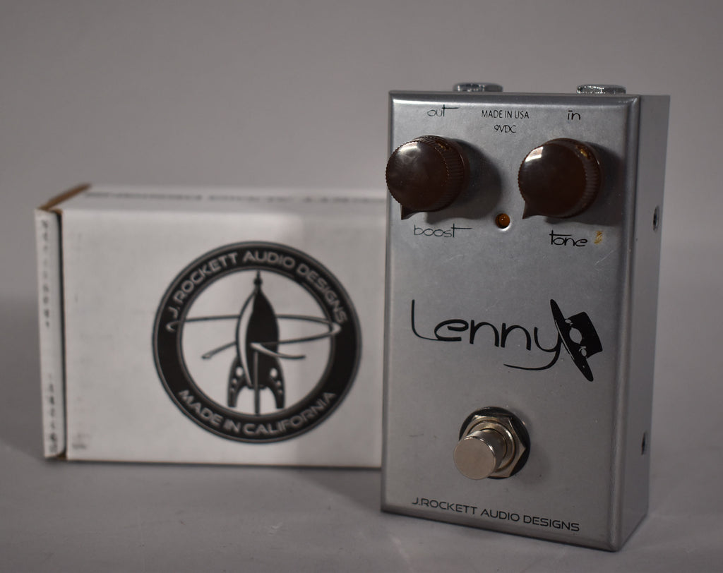J. Rockett Lenny Overdrive Effects Pedal Silver w/Box