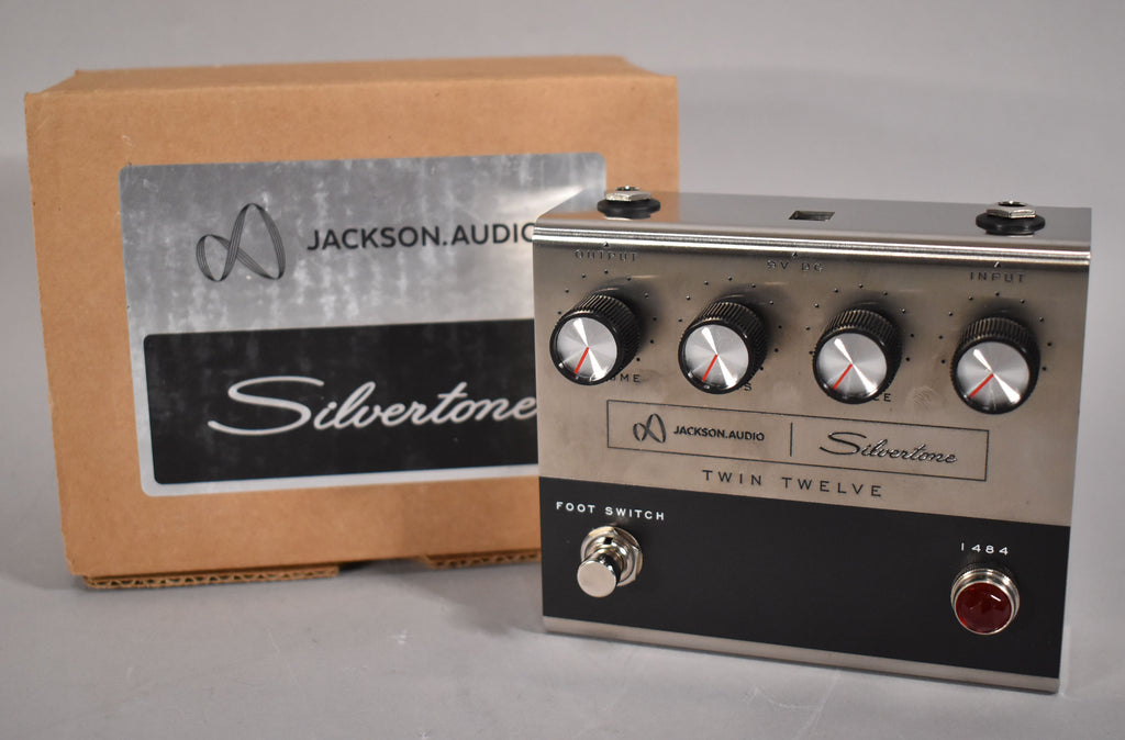 Jackson Audio 1484 Twin Twelve Overdrive Effects Pedal Silver w/Box