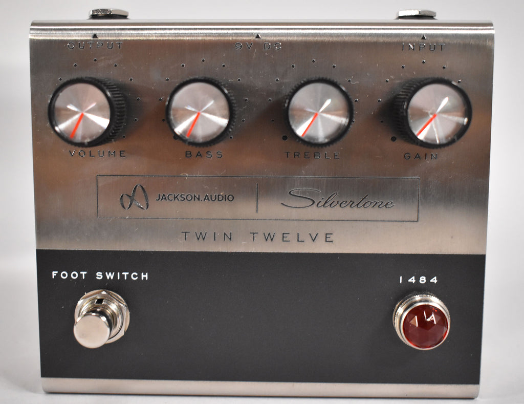Jackson Audio 1484 Twin Twelve Overdrive Effects Pedal Silver w/Box