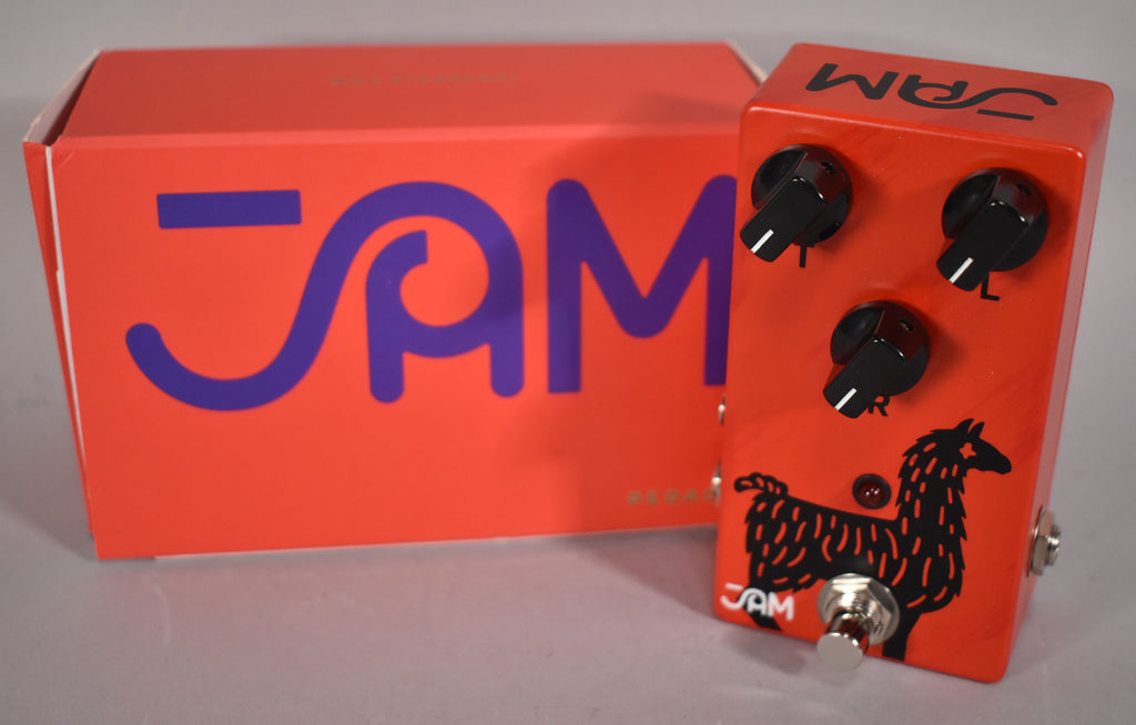 JAM Pedals Delay Llama Effects Pedal Red w/Box