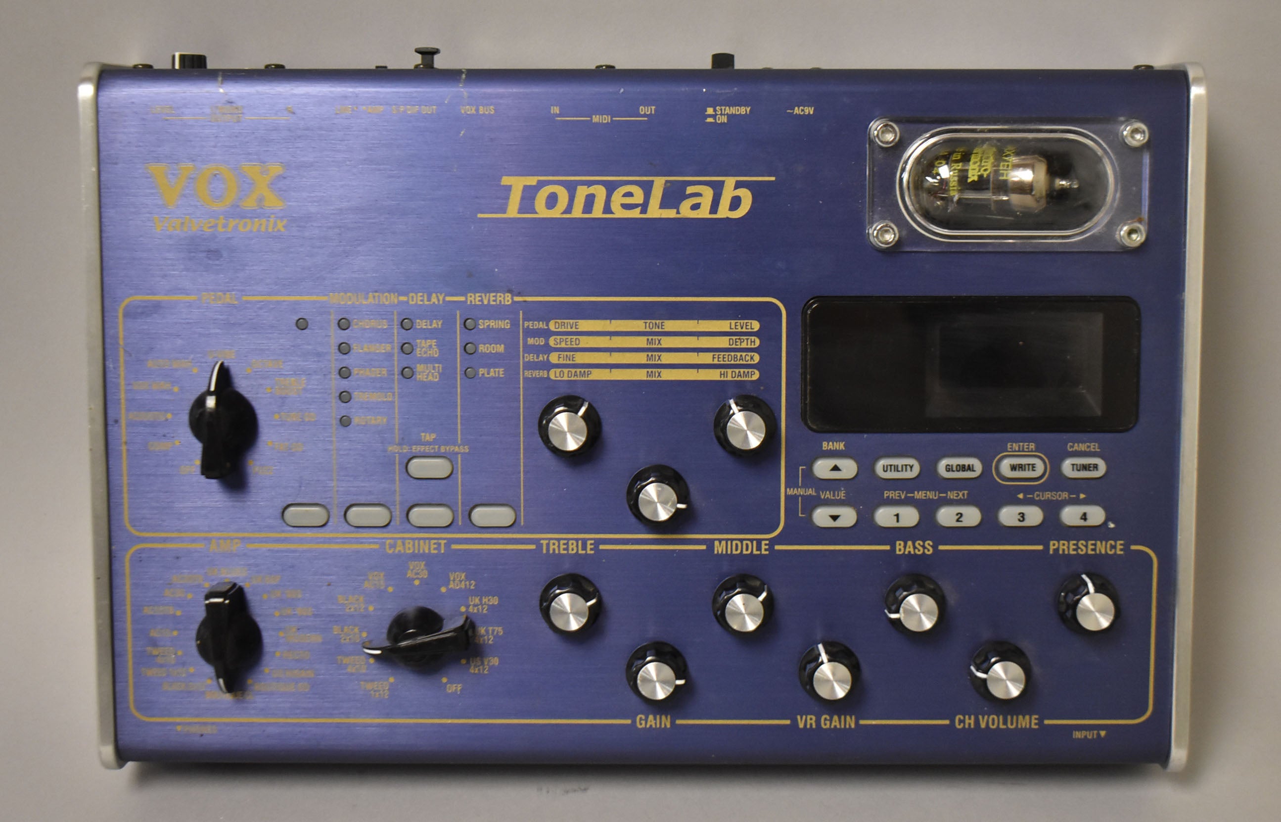 Vox ToneLab ギターエフェクター Vox Tonelab Valvetronix Effects Pedal Blue – Imperial Vintage Guitars