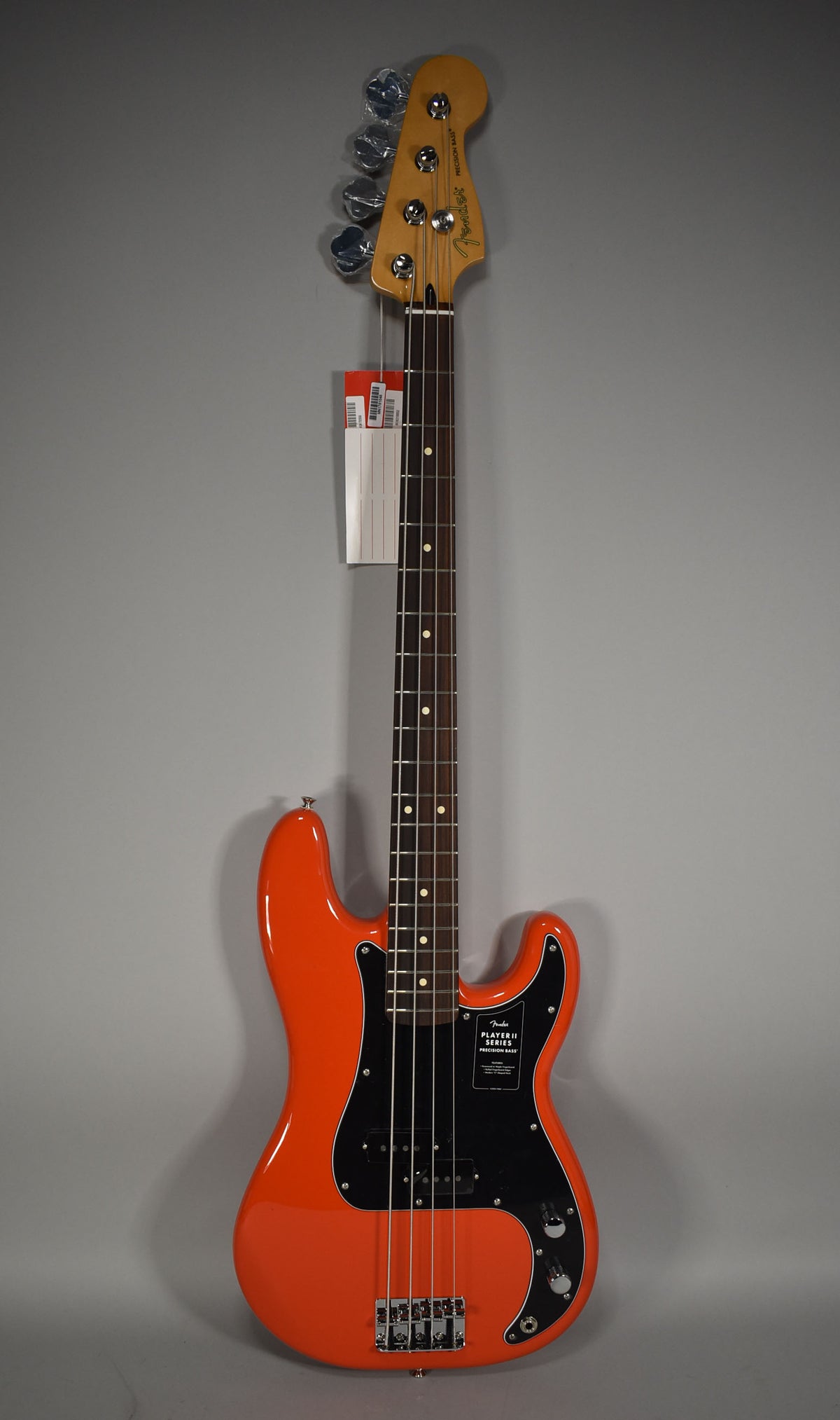 2025 Fender Player II Series Precision Bass - Coral Red Finish