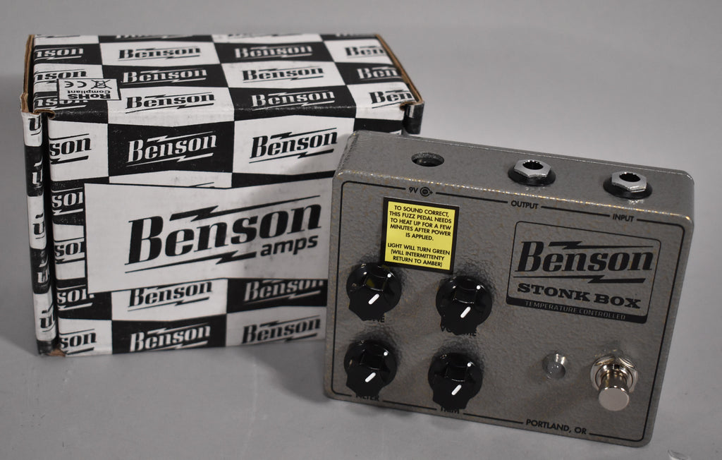 Benson Amps Stonk Box Thermally Bias Fuzz w/Box