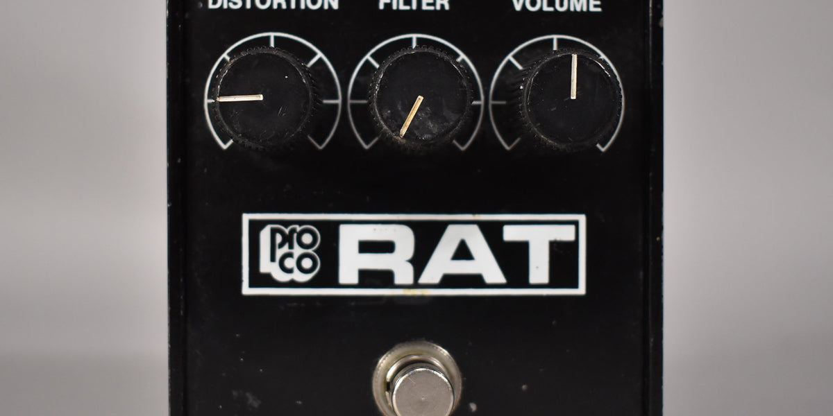 1986 ProCo Small Box Rat Pedal (LM308) – Imperial Vintage Guitars