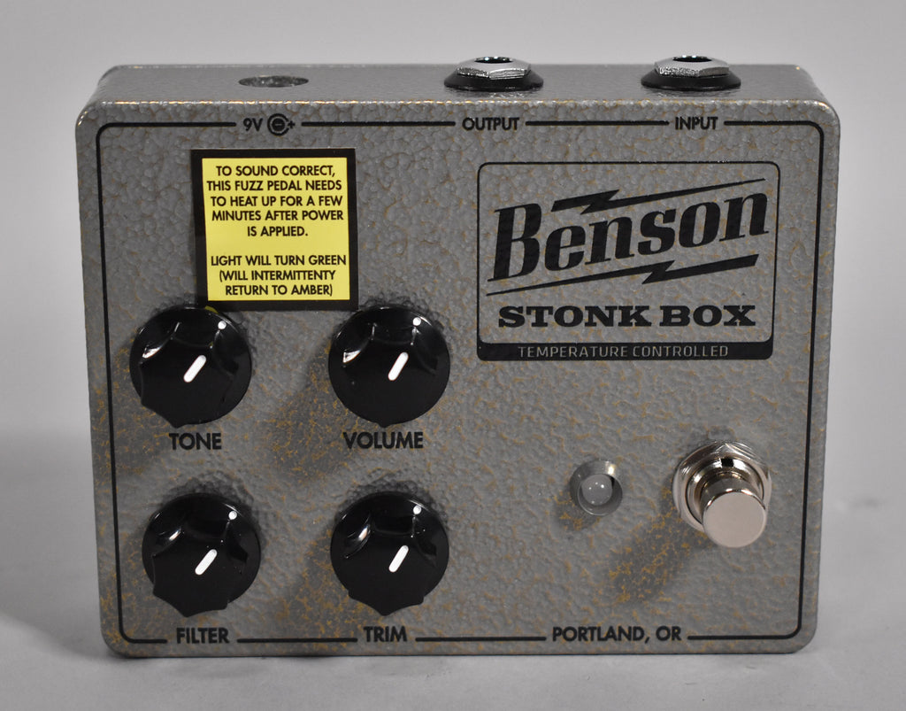 Benson Amps Stonk Box Thermally Bias Fuzz w/Box