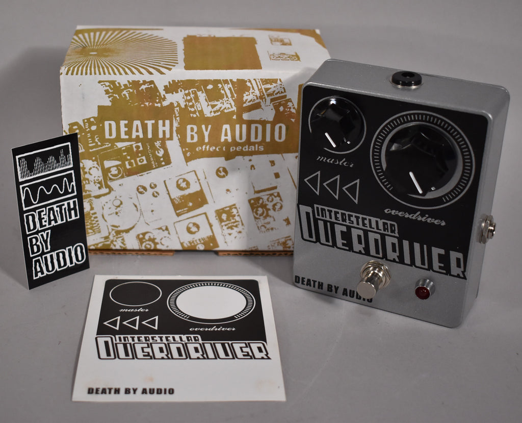 Death By Audio Interstellar Overdriver Effect Pedal w/Box
