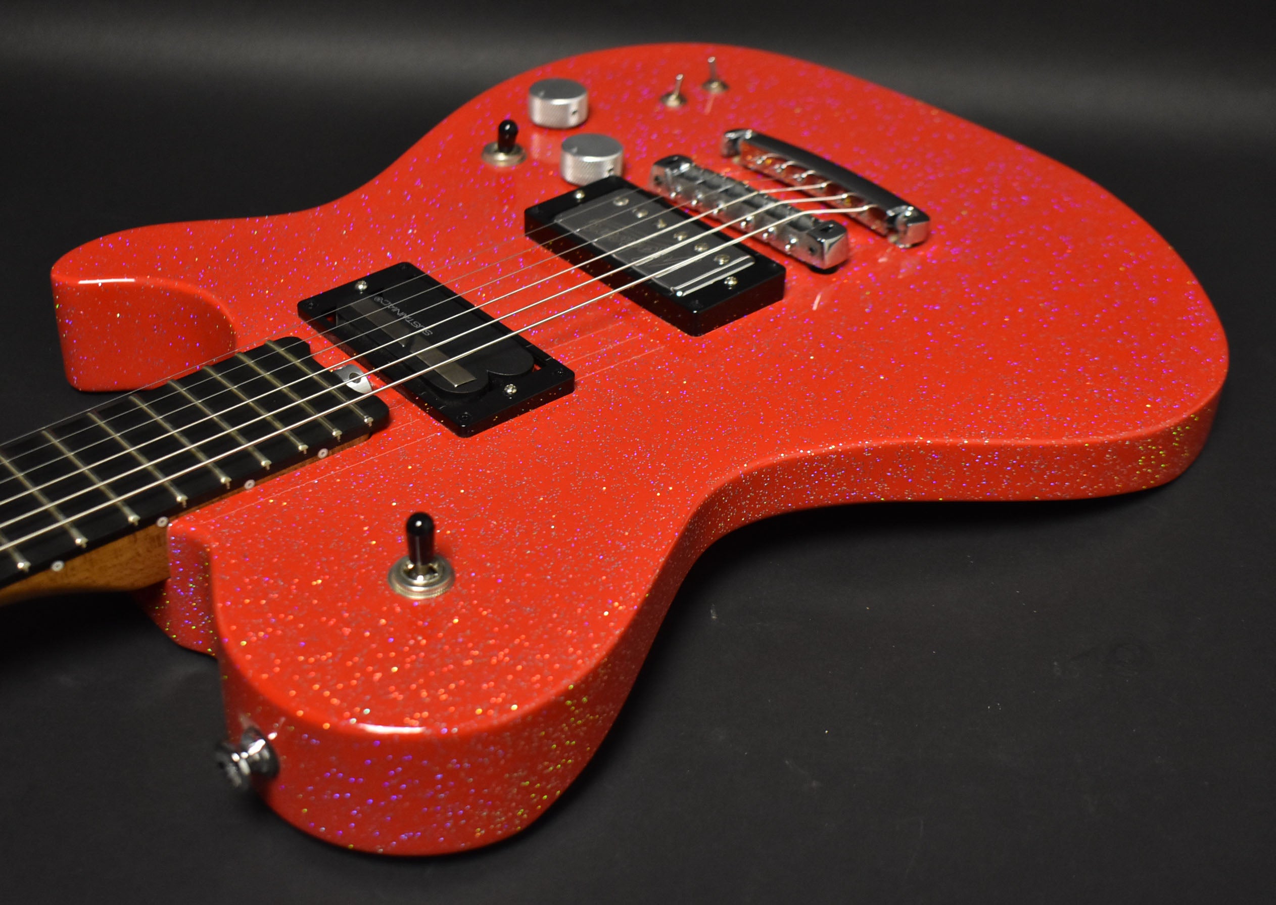 2021 Manson MA EVO 10th Anniversary Red Santa Sparkle LED w/OHSC