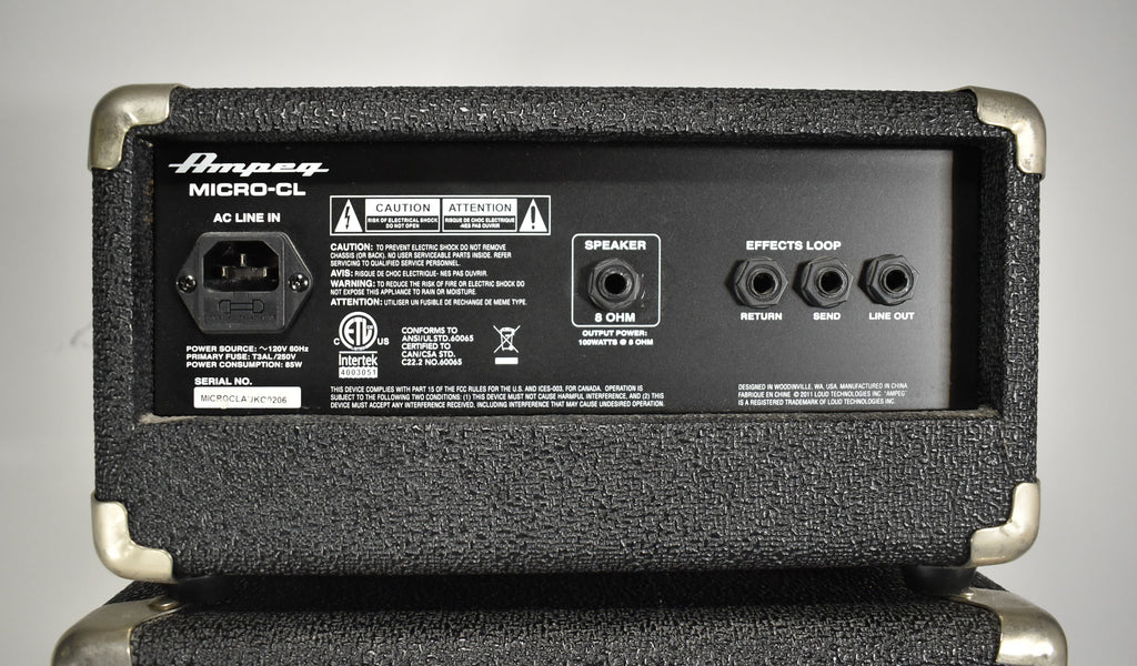 Svt Ministack Ampeg MicroCL SVT Classic Bass Amplifier Stack 2x10
